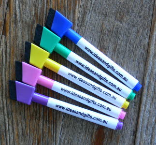 5 Pack Colour Whiteboard Pens