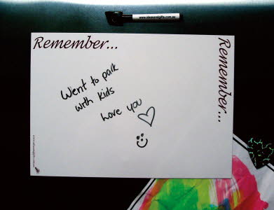 A4 Remember Fridge Whiteboard Reminder